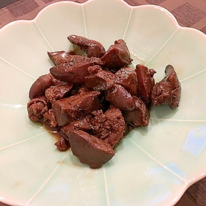 鶏肝のしょうが醤油煮